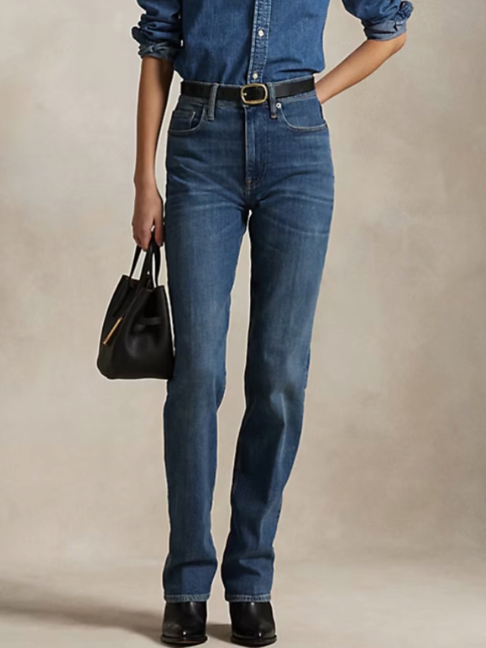 Polo Ralph Lauren High-Rise Straight Jean 27